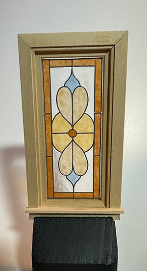 Leaded Stained Glass-Style Miniature by Rafa Acevedo